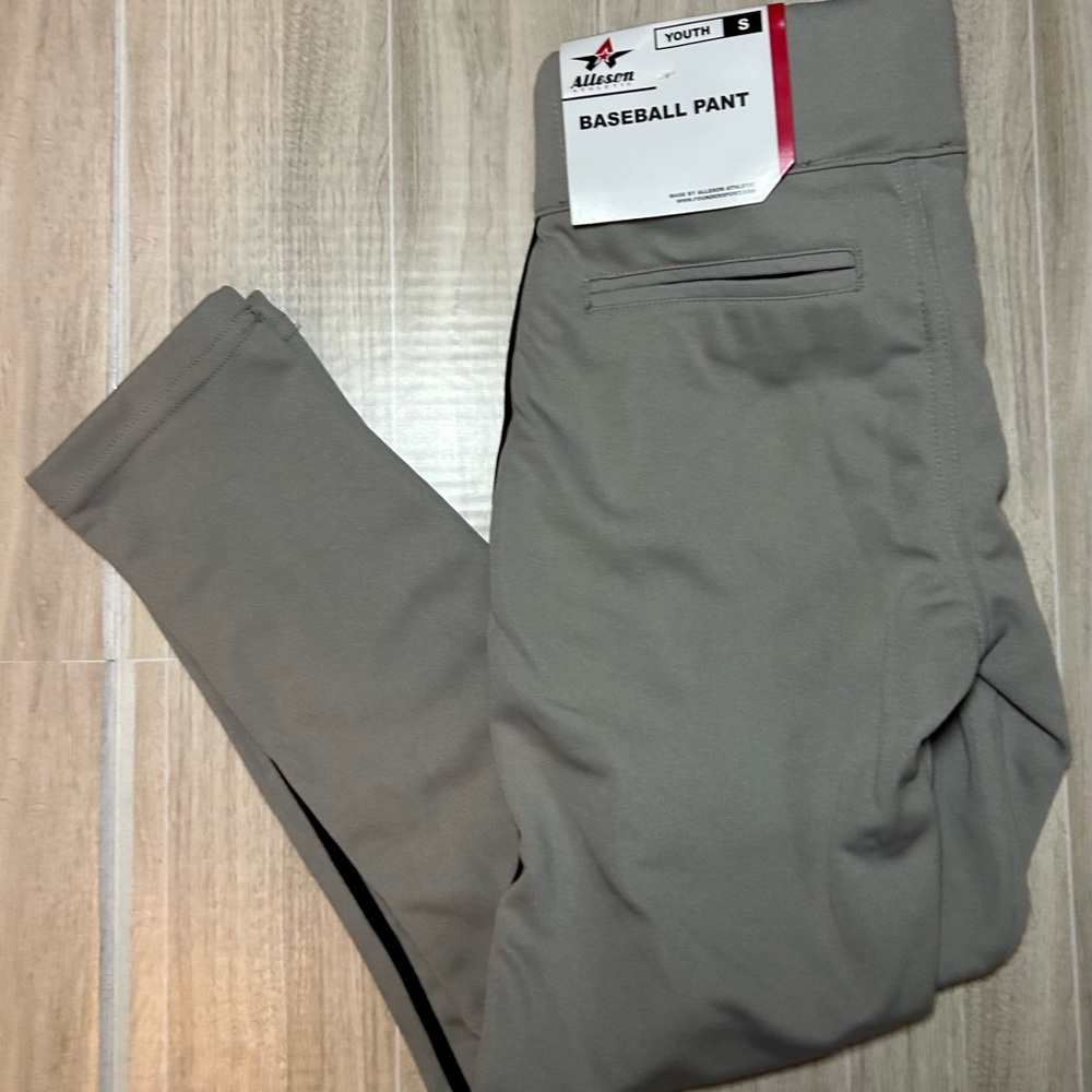 Alleson Athletic Youth Gray Baseball Pants
